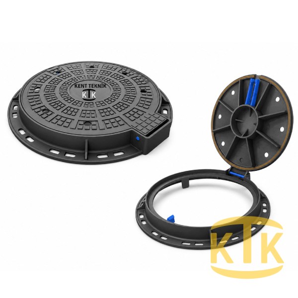Döküm Rögar Kapağı Ø600 mm B125 | DKT-600-B2