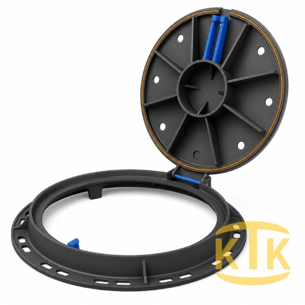 Döküm Rögar Kapağı Ø600 mm D400 | DKT-600-D3