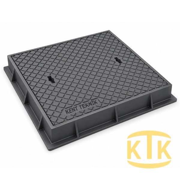 Döküm Rögar Kapağı Ø600 mm D400 | DKT-600-D9