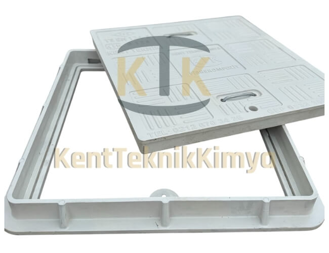 Kompozit Kare Rögar Kapağı Takımı 600x600 mm - Kent Teknik Kimya