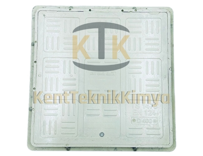 Kompozit Kare Rögar Kapağı Takımı 400x400 mm - Kent Teknik Kimya