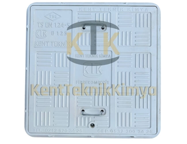 Kompozit Kare Rögar Kapağı Takımı 600x600 mm - Kent Teknik Kimya