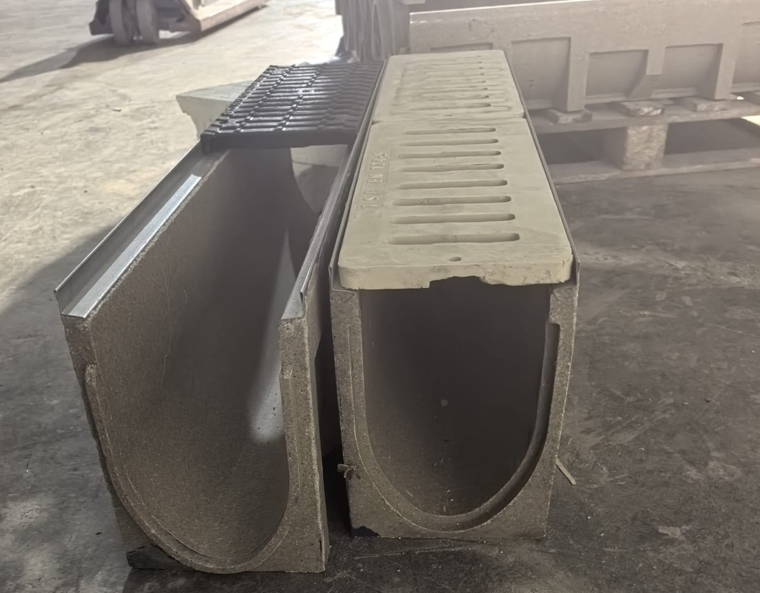 Polimer Drenaj Kanalı 250x1000x150 mm C250/D400 | KTK-2515-PK - Kent Kompozit Polimer Kanal