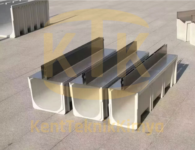 AK-FDK-1212-B125 Fuga Drenaj Kanalı 125x1000x120 (B125) - Kent Teknik Kimya
