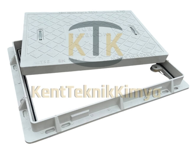 Kompozit Dikdörtgen Rögar Kapağı Takımı 600x800 mm - Kent Teknik Kimya