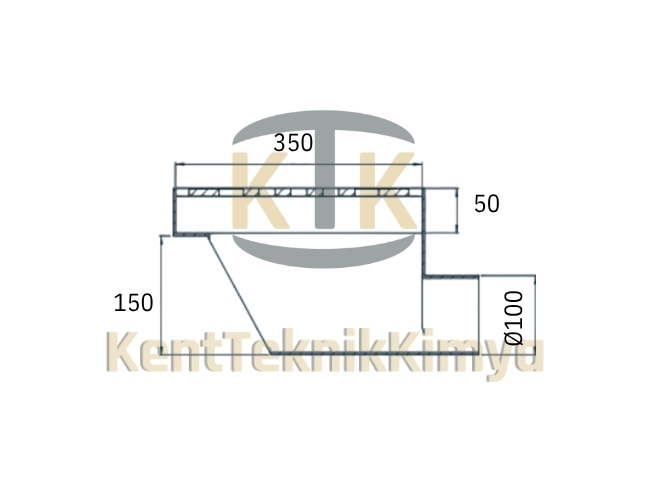 Kompozit Süzgeç 200x300x350 mm - Kent Teknik Kimya