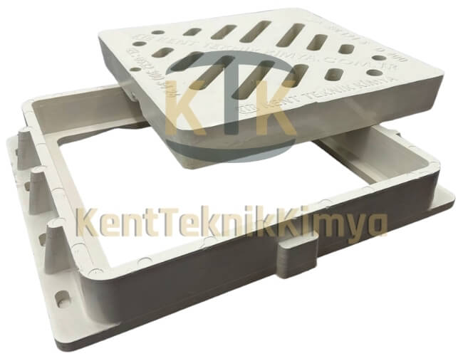 Kompozit Yağmur Suyu Izgara Takımı 600x600 mm - Kent Teknik Kimya