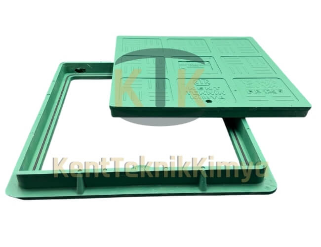 Kompozit Kare Rögar Kapağı Takımı 500x500 mm - Kent Teknik Kimya