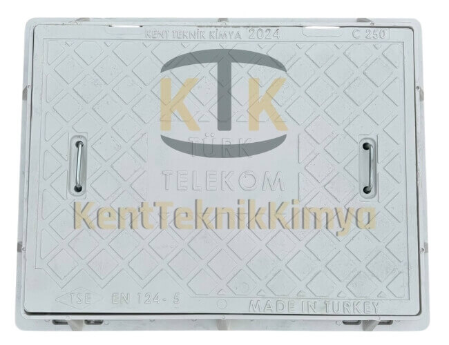 Kompozit Dikdörtgen Rögar Kapağı Takımı 600x800 mm - Kent Teknik Kimya