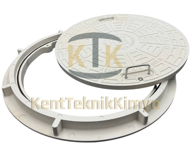 Kompozit Rögar Kapağı Takımı ø600mm TT1 Eko Serisi - Kent Teknik Kimya