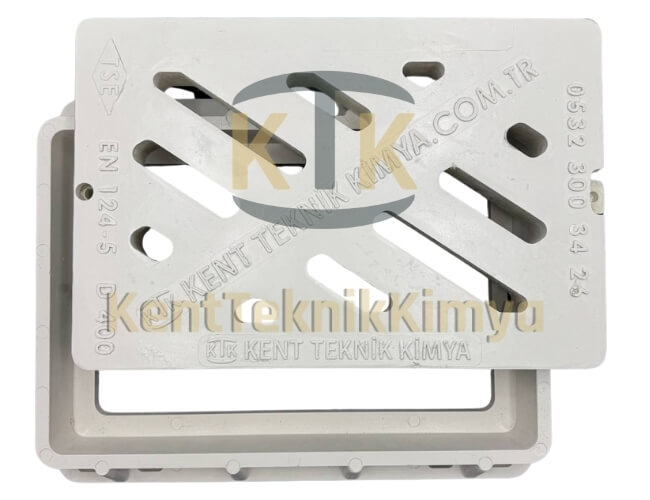 Kompozit Yağmur Suyu Izgara Takımı 450x600 mm - Kent Teknik Kimya