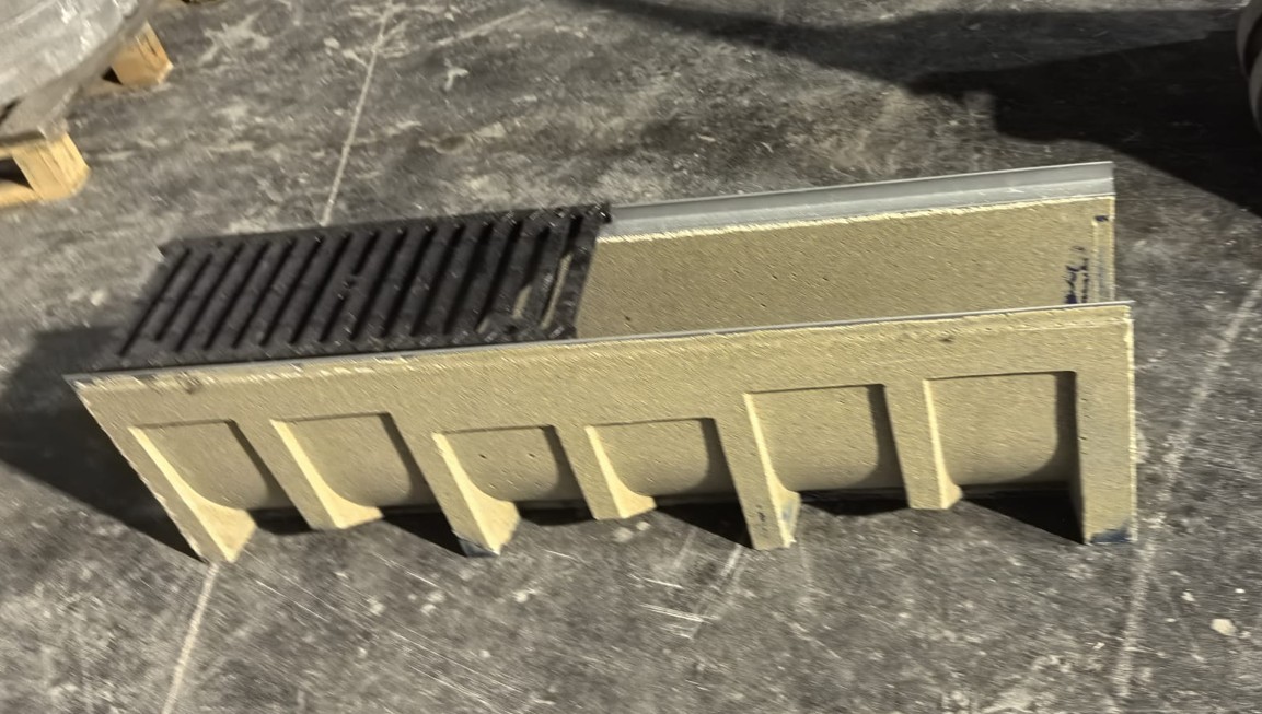 Polimer Drenaj Kanalı 500x1000x150 mm D400/E600 | KTK-5015-PK - Kent Kompozit Polimer Kanal